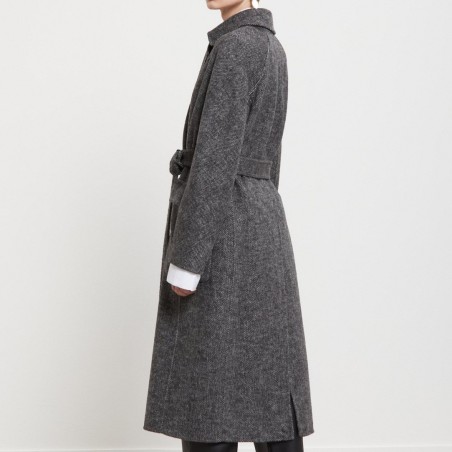 CAPPOTTO LUNGO DOPPIOPETTO OTTOD'AME FOS-DJ0052 NERO