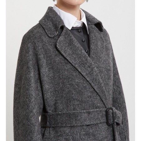 CAPPOTTO LUNGO DOPPIOPETTO OTTOD'AME FOS-DJ0052 NERO