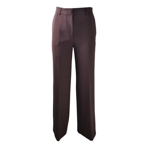 PANTALONE VALERIA OTTOD'AME LIM-DP9611-2 BROWN