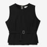 TOP C/CINTURA OTTOD'AME WHI-DT9213 NERO