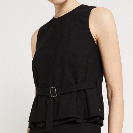TOP C/CINTURA OTTOD'AME WHI-DT9213 NERO