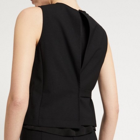 TOP C/CINTURA OTTOD'AME WHI-DT9213 NERO