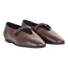 BALLERINA CON CINTURINO POEVE FITTI03 MARRONE