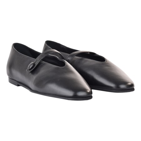 BALLERINA CON CINTURINO POEVE FITTI03 NERO