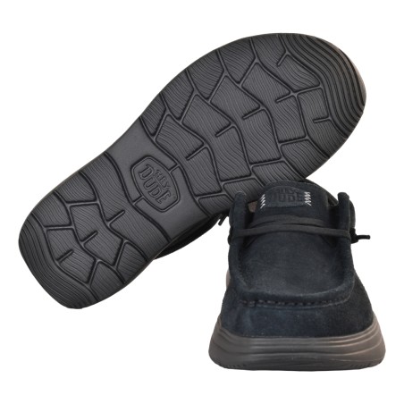 MOCASSINO WALLY COMF SUEDE HEY DUDE HD.41975 001