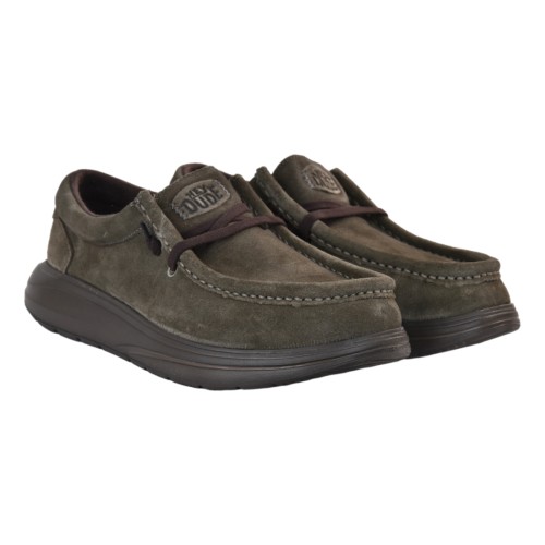 MOCASSINO WALLY COMF SUEDE HEY DUDE HD.41975 2KU
