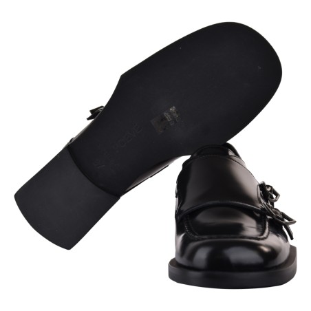 MOCASSINO ABRASIVATO POEVE JMAZ25-1 NERO