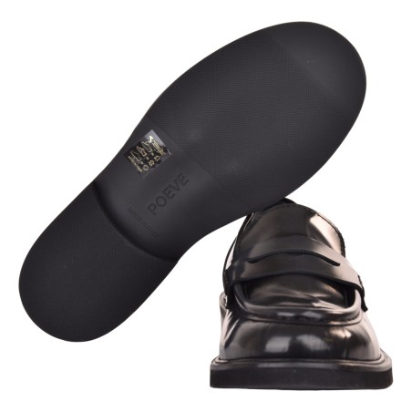 MOCASSINO ABRASIVATO POEVE JPG39 GRIGIO