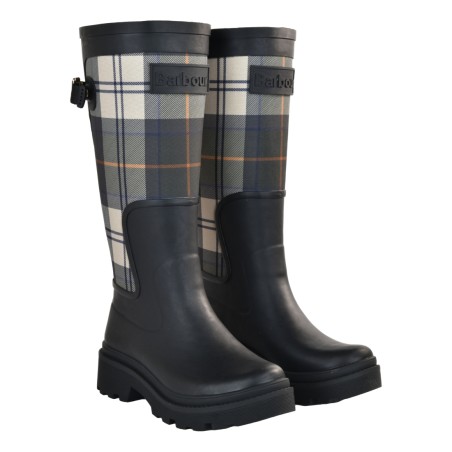 DENA TALL WELLY BARBOUR LRF0119 BK71