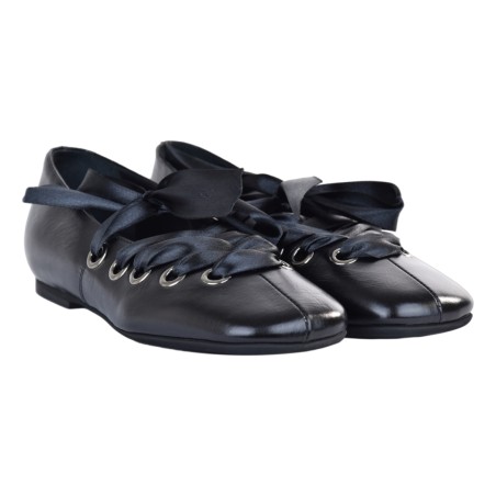 BALLERINA CON LACCI POEVE PBAL25 NERO