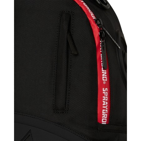 PRINTED ZIPPER SHARK BACKPACK SPRAYGROUND 910B6017NSZ BLACK