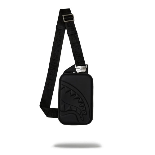 PRINTED ZIPPER HARD-SHELL SLING SPRAYGROUND 910B6757NSZ BLACK