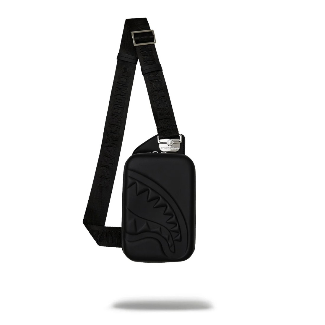 PRINTED ZIPPER HARD-SHELL SLING SPRAYGROUND 910B6757NSZ BLACK