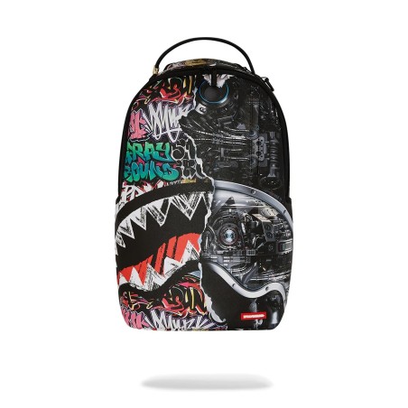 SPLIT CYBERSHARK BACKPACK SPRAYGROUND 910B7126NSZ MULTI