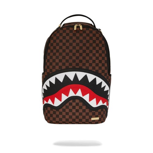 SAWTOOTH SHARKS IN PARIS BACKPACK SPRAYGROUND 910B7200NSZ BROWN