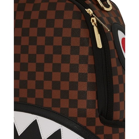 SAWTOOTH SHARKS IN PARIS BACKPACK SPRAYGROUND 910B7200NSZ BROWN