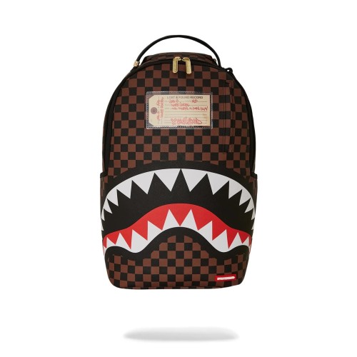 SHARKS IN PARIS LOST & FOUND BACKPACK SPRAYGROUND 910B7687NSZ BROWN