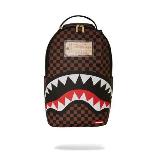 SHARKS IN PARIS LOST & FOUND BACKPACK SPRAYGROUND 910B7687NSZ BROWN