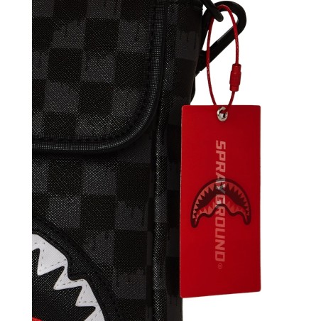 DRIPPING SHARKS IN PARIS MESSENGER SLING SPRAYGROUND 910B7962NSZ GREY