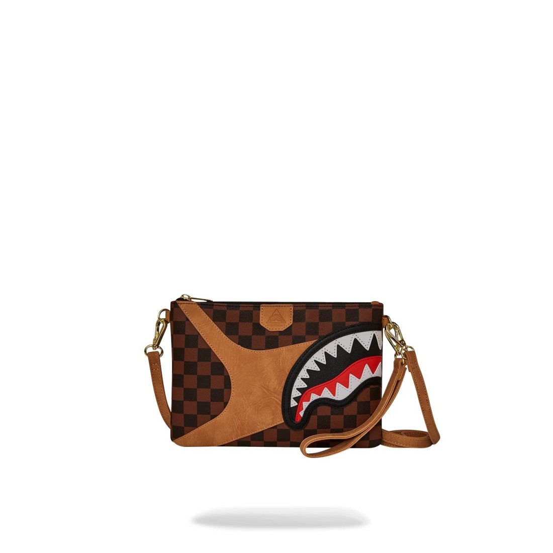 HENNYVILLE CROSSOVER CLUTCH SPRAYGROUND 910B7994NSZ BROWN