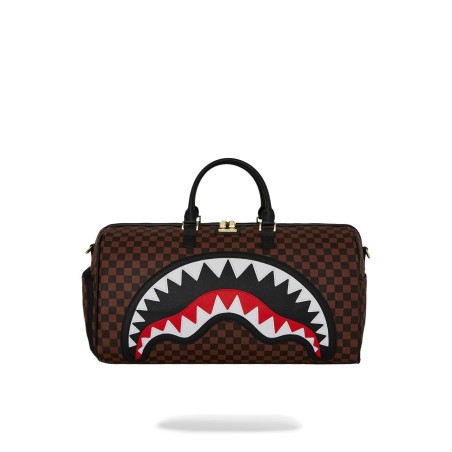 SAWTOOTH SHARKS IN PARIS DUFFLE SPRAYGROUND 910D7836NSZ BROWN