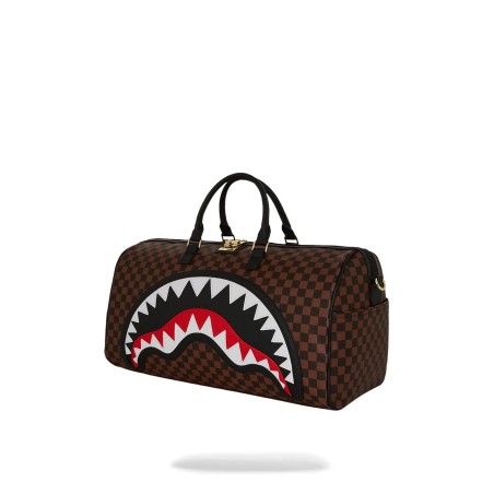SAWTOOTH SHARKS IN PARIS DUFFLE SPRAYGROUND 910D7836NSZ BROWN