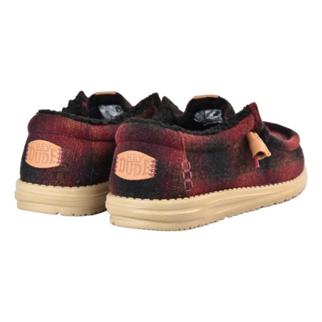 MOCASSINO WALLY COZY PLAID HEY DUDE HD.44341 6RQ