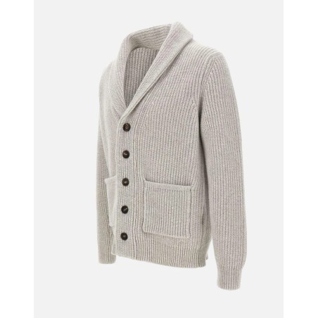 CARDIGAN SCIALLATO TASCHE FILIPPO DE LAURENTIIS CS3MLT 900