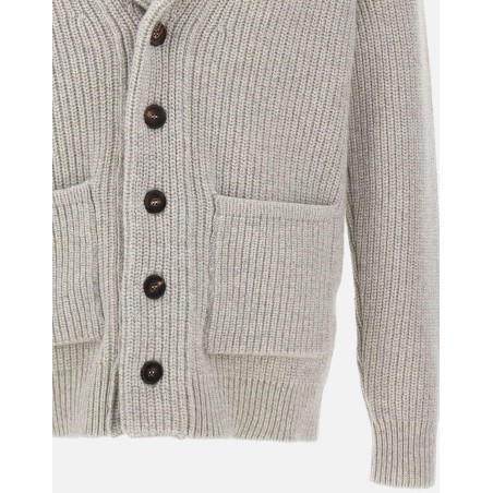 CARDIGAN SCIALLATO TASCHE FILIPPO DE LAURENTIIS CS3MLT 900