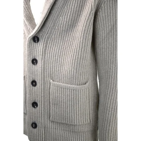 CARDIGAN SCIALLATO TASCHE FILIPPO DE LAURENTIIS CS3MLT 910