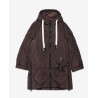 FAKE DOWN JACKET HIP WAY-OUT HUG-OG6043-2 BROWN