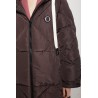 FAKE DOWN JACKET HIP WAY-OUT HUG-OG6043-2 BROWN