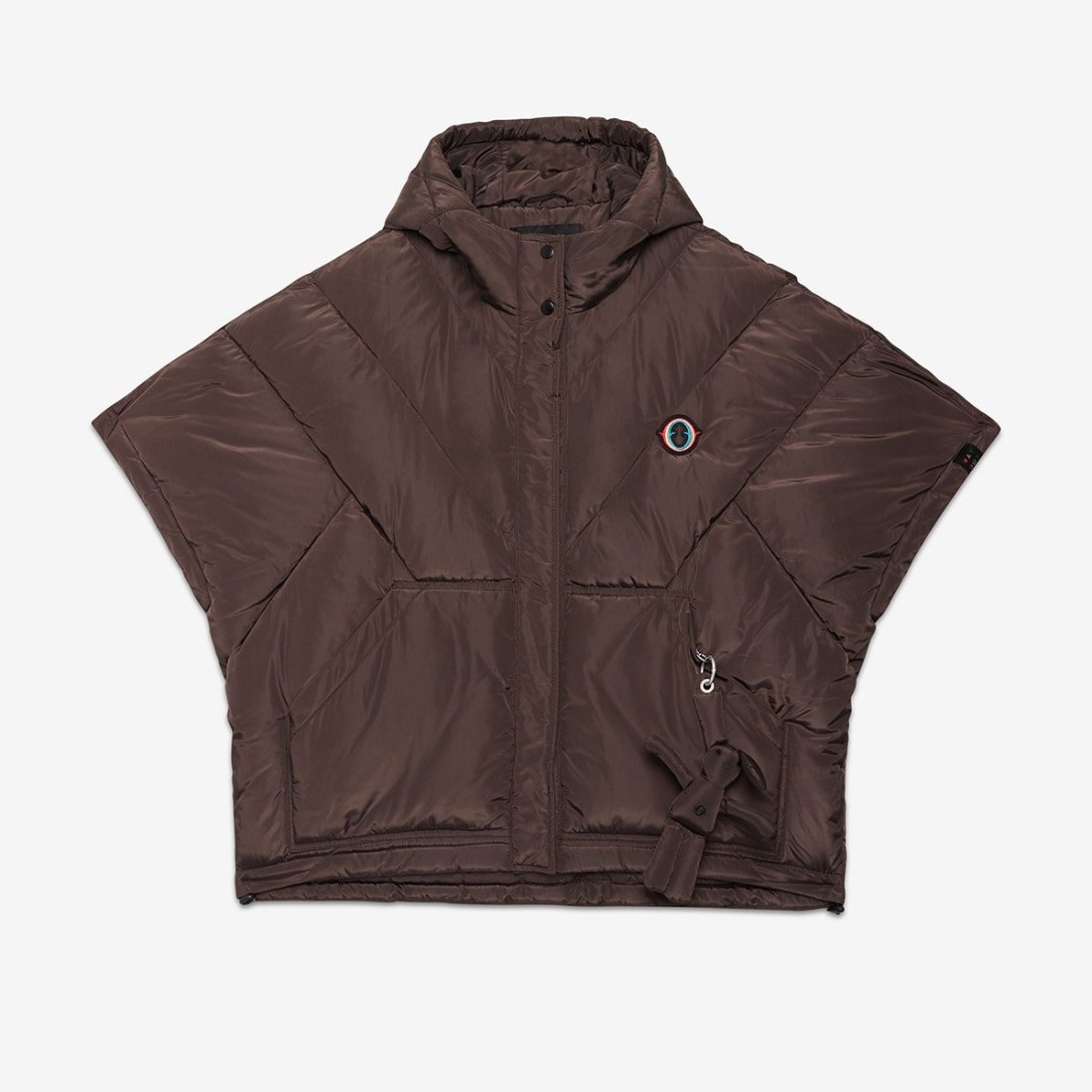 FAKE DOWN JACKET HIP WAY-OUT HUG-OG6047-2 BROWN