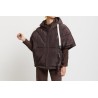 FAKE DOWN JACKET HIP WAY-OUT HUG-OG6047-2 BROWN