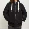 FAKE DOWN JACKET HIP WAY-OUT HUG-OG6135 NERO