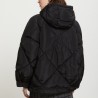 FAKE DOWN JACKET HIP WAY-OUT HUG-OG6135 NERO