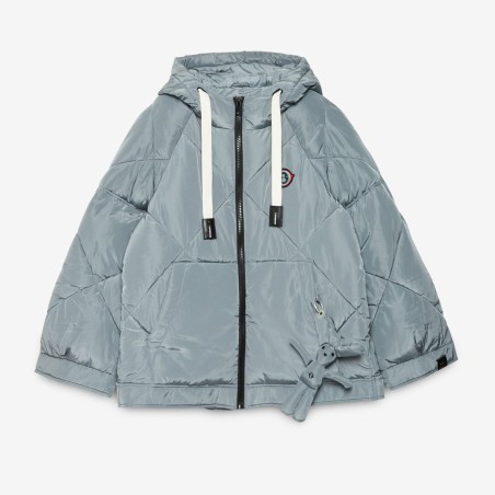 FAKE DOWN JACKET HIP WAY-OUT HUG-OG6135 POLVERE