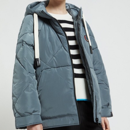 FAKE DOWN JACKET HIP WAY-OUT HUG-OG6135 POLVERE