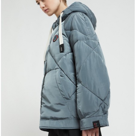 FAKE DOWN JACKET HIP WAY-OUT HUG-OG6135 POLVERE