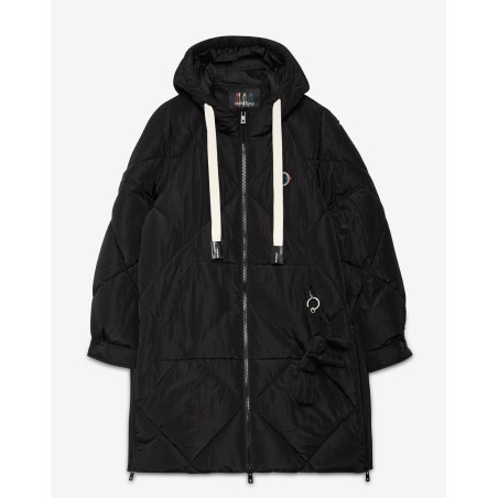 FAKE DOWN JACKET HIP WAY-OUT HUH-OG6043-2 NERO