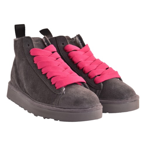 ANKLE BOOT SUEDE FAUX FUR W PANCHIC P001W025-0171 2248