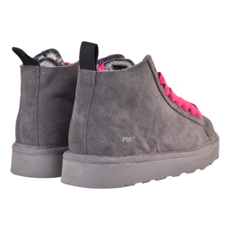 ANKLE BOOT SUEDE FAUX FUR W PANCHIC P001W025-0171 2248