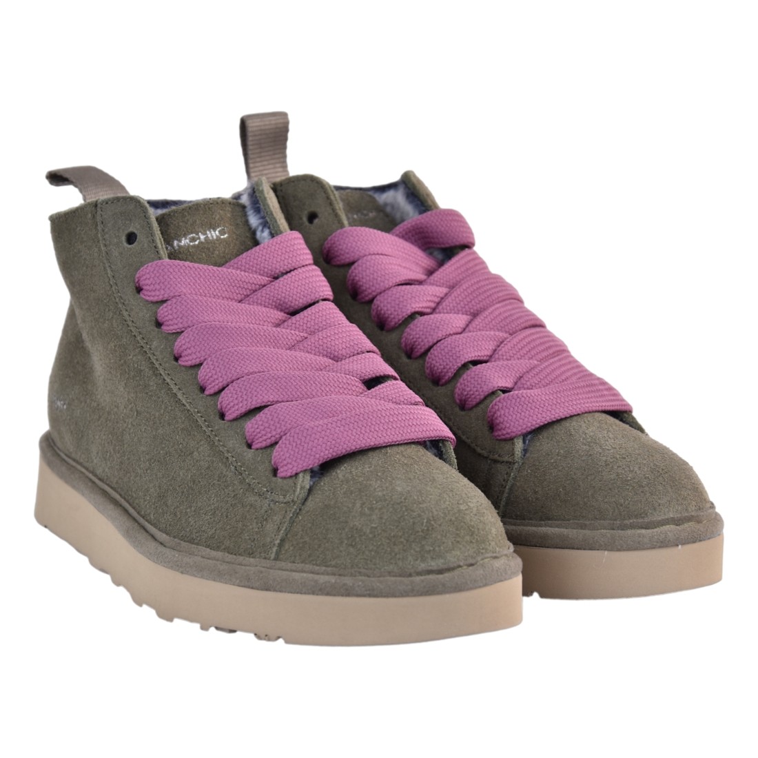 ANKLE BOOT SUEDE FAUX FUR W PANCHIC P001W025-0171 2252