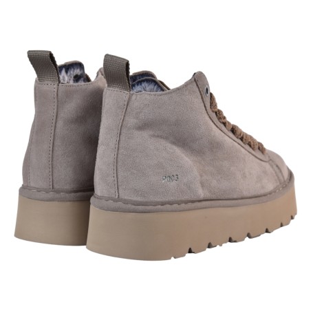 ANKLE BOOT SUEDE FAUX FUR W PANCHIC P003W016-0171 D013