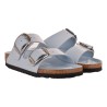 CIABATTA ARIZONA BIG BUCKLE LEATHER BIRKENSTOCK 1030374 BLUE