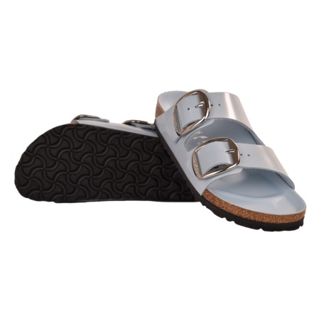 CIABATTA ARIZONA BIG BUCKLE LEATHER BIRKENSTOCK 1030374 BLUE