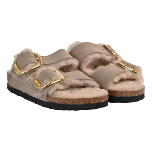 CIABATTA ARIZONA BIG BUCKLE SHEARL BIRKENSTOCK 1030384 TABACCO