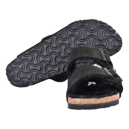 CIABATTA ARIZONA SHEARLING BIRKENSTOCK 752663 BLACK