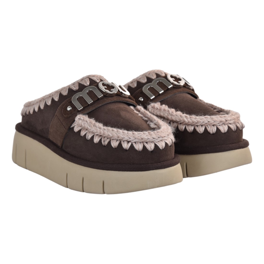 BOUNCE CLOG METAL LOGO MOU MU.FW531001A MOC