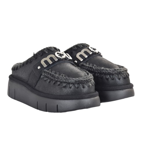 BOUNCE CLOG SPECIAL LEATHER MOU MU.FW531001B CBKG